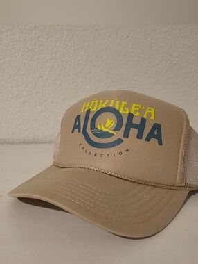Aloha Collection Hokulea Trucker Cap, NEW